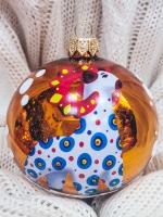 Шар "Расписной Узор 2", 80 мм., в подарочной упаковке