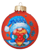 Шар "Волшебный гном 3", 100 мм., в подарочной упаковке