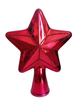 Верхушка "Звезда", красная., в подарочной упаковке, h-17 см