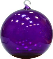 Шар "Прозрачный крючок", 80 мм., без упаковки