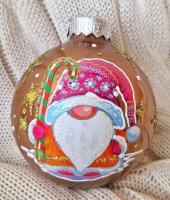 Шар "Волшебный гном 4", серия "ВС", 100 мм., в подарочной упаковке