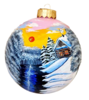 Шар "Январский день", 120 мм., в подарочной упаковке