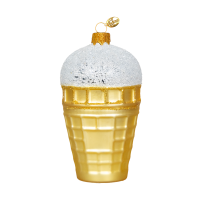 Ёлочное украшение "Мороженое Пломбир", в подарочной упаковке, h- 10 см