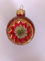 Шар "Фонарик" (красный), 65 мм., в подарочной упаковке