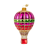 Ёлочное украшение "Воздушный шар", в подарочной упаковке, h- 12 см