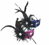 Картинка Маска карнавальная "Таинственная встреча" цвета в ассортименте 