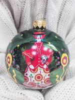 Шар "Расписной Узор 6", 80 мм., в подарочной упаковке