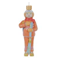 Ёлочное украшение "Лыжник", в подарочной упаковке, h- 10 см