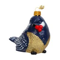 Ёлочное украшение "Синичка", в подарочной упаковке, h-  8 см