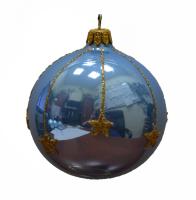 Шар "Звездочки", 85 мм., без упаковки