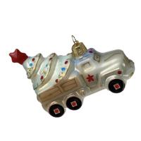 Ёлочное украшение "Машинка с ёлочкой", в подарочной упаковке, h-6 см