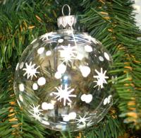 Шар "Звездная россыпь", 85 мм., в подарочной упаковке