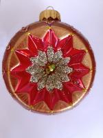 Шар "Фонарик" (красный), 100 мм., в подарочной упаковке