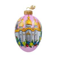 Ёлочное украшение "Яйцо"3, без упаковки, h-10,5 см