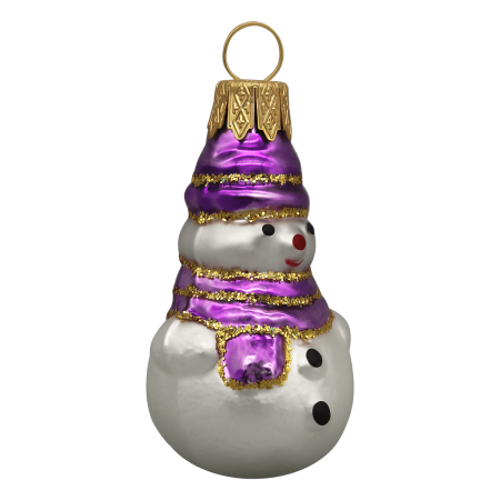 Ёлочное украшение "Снеговик мини", в подарочной упаковке, h-7см