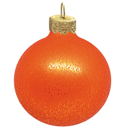 Шар "Пудровый Цвет № 2", оранжевый, 85 мм., в подарочной упаковке