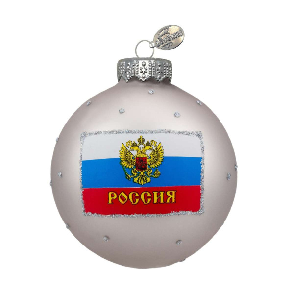 Шар "Символика", серия "ВС", 100 мм., в подарочной упаковке