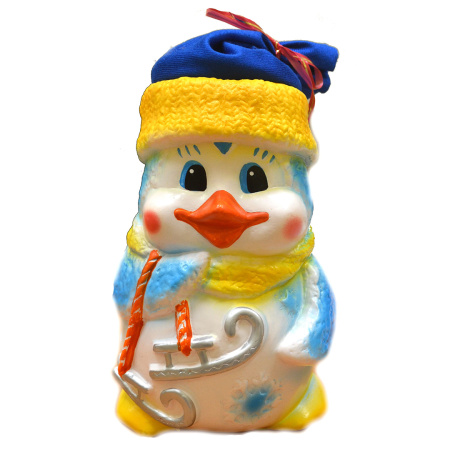 Кукла "Пингвин" под елку (с ёмкостью для конфет), 25 см